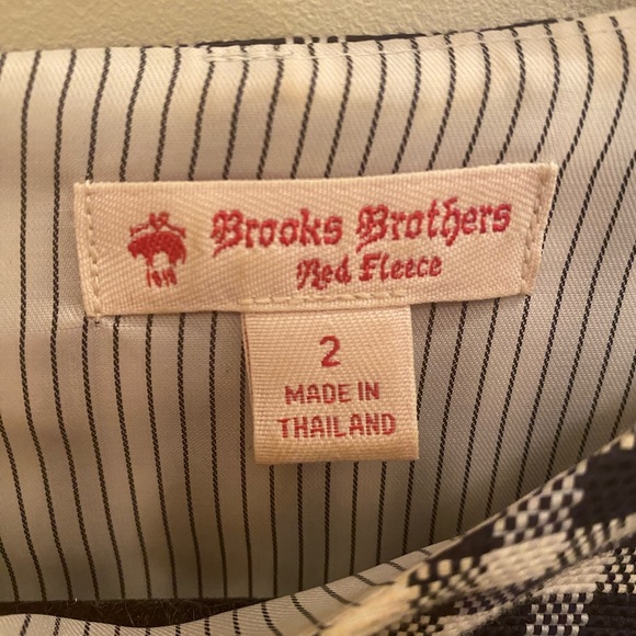 Brooks Brothers, Size 2, Navy Gingham shift dress - Picture 4 of 4